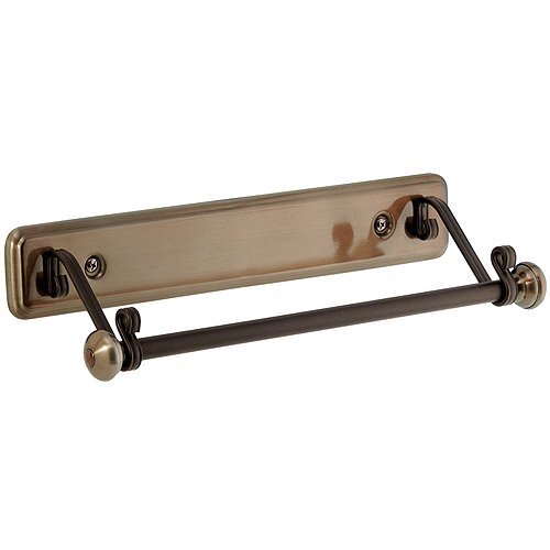 Classic Look Kitchen Organizer: York Lyra Paper Towel Holder, Silver, Brushed