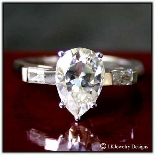 Moissanite Band Fashion Rings