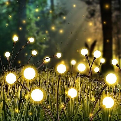 Swaying Garden Lights With Flexible Branches