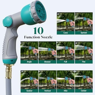 Gilbest Retractable Garden Hose Reel,Wall Mounted Hose Reel, 1/2 in x 100 ft