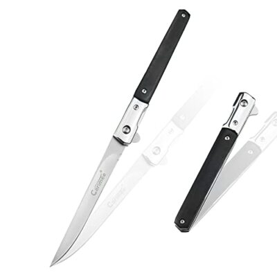 - Ball Bearing Pivot Black Rosewood Handle With L...