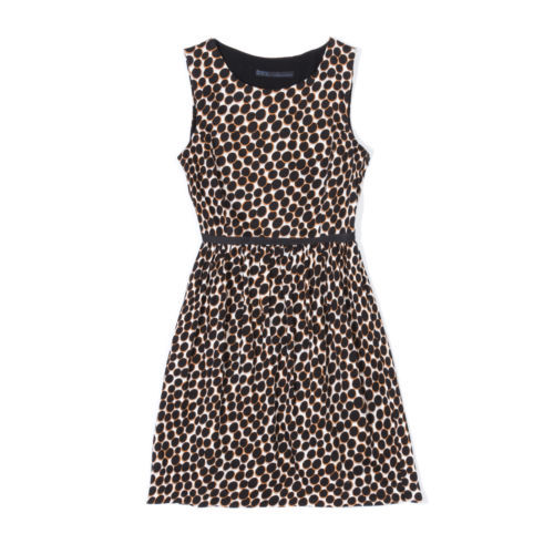 ZARA WOMAN SS25 BLACK/ WHITE ZW COLLECTION POLKA DOT BALLOON