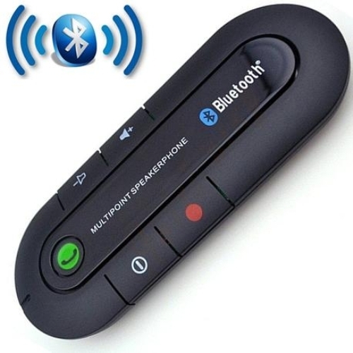 Kit Vivavoce Bluetooth V3.0 Per Auto Trasmettitore Supporto Calamita hsb