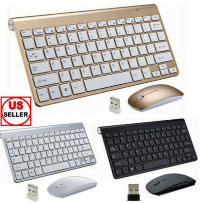 Mini Wireless Keyboard and Mouse Combo 2.4G For Windows PC Computer