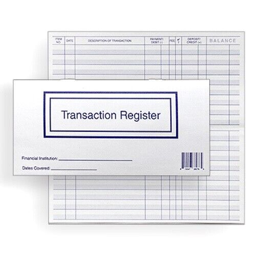 1 Checkbook Transaction Registers 2023 2024 2025 Calendar Check Book Register