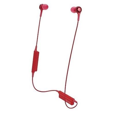 audio-technica ATH-CK200BT RD Bluetooth Wireless In-Ear Headphones Red NEW