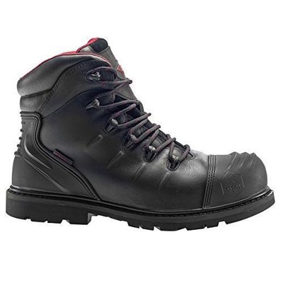 Pre-owned Avenger S Men's 6-inch Hammer Carbon Toe Waterproof Work Boots Black - A7547, Bla