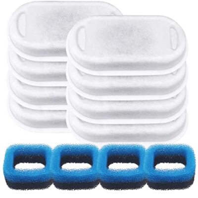 Ciays Replacement Filters Only for Ciays 61oz/1.8L Cat Water Fountain Stainle...