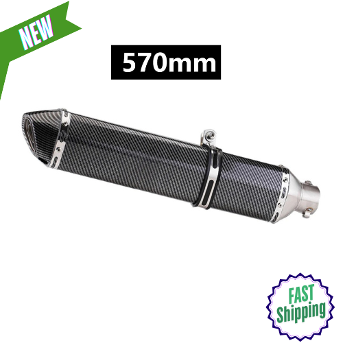 Universal Motorcycle Stainless steel Exhaust Pipe for ninja400 R3 Z900, 570 MM