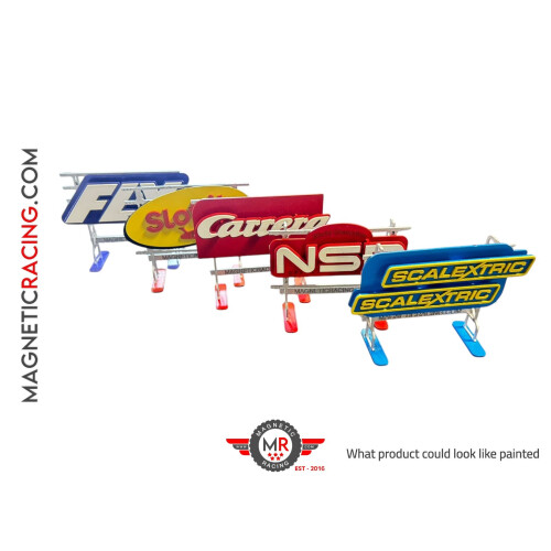 Magnetic Racing Small Billboards - Various Designs & Height Adjustable (All Scal