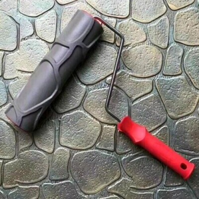 1 Concrete Cement 10 ''landscape Curb'' Imprinted Texture Roller