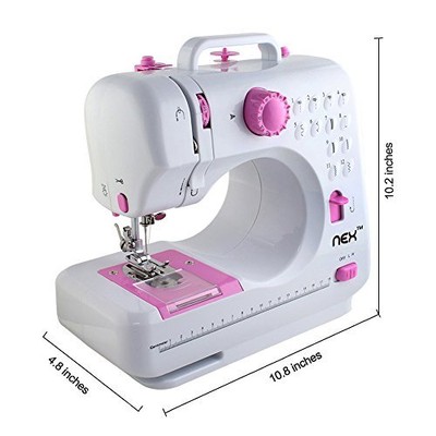 Nex NEX Sewing Machine Children Present Portable Crafting Mending W/ 12
