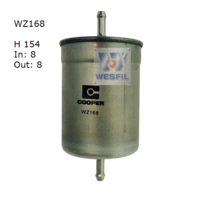WESFIL FUEL FILTER FOR Volkswagen Caravelle 2.8L V6 2003-2005 WZ168