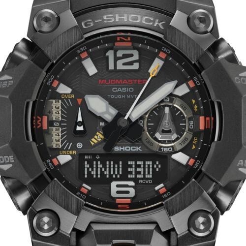 Pre-owned Casio G-shock Gwg-b1000ec-1ajf Mudmaster Radio Solar Men's Watch Japan