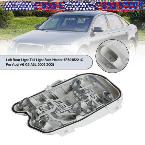 Left Rear Light Tail Light Bulb Holder 4F5945221C For Audi A6 C6 A6L 2005-08 `