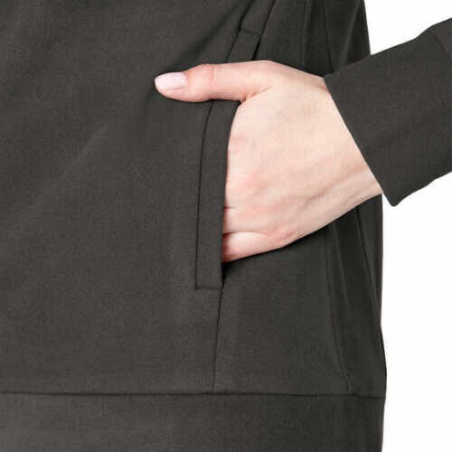 Mondetta Women's Cozy Full Zip Jacket Plush Burnt Olive with Pockets X-Large 16