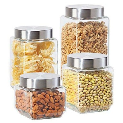 S Set - Includes 4 Square Glass