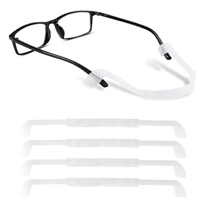 Glasses Strap Non-slip Silicone Eyeglass Strap Eyewear Retainers Sports Elast...