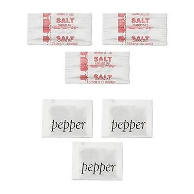 - Salt and Pepper Packets-200 Salt and Pepper Packets Combo