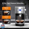 COWSAR Espresso Machine 20 Bar, Compact Espresso Maker with Milk Frother Steam Wand, Expresso Coffee Machines with 45 OZ Removable Water Tank for Cappuccino, Latte, Home
