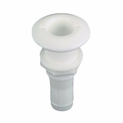 Perko 1'' Thru-Hull Fitting f/ Hose Plastic MADE IN THE USA