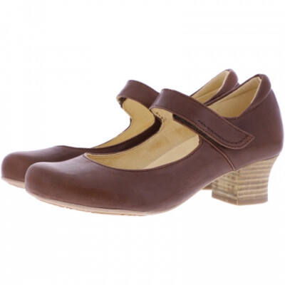 BRAKO BRAKO / MODELL: MINTHY / CASTANHO BRAUN LEDER / ART: 21509 / DAMEN PUMPS