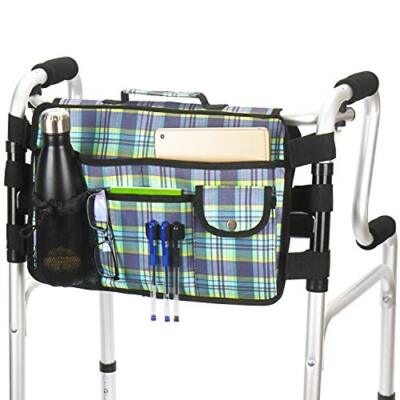 Walker Bag-Double Sided Walker Pouch with 9 Pockets for Large Capacity Water ...