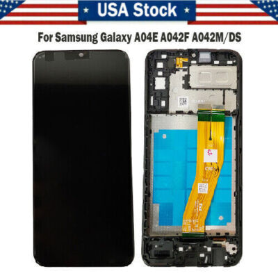 For Samsung Galaxy A04E A042F A042M/DS LCD Display Touch Screen Digitizer +Frame