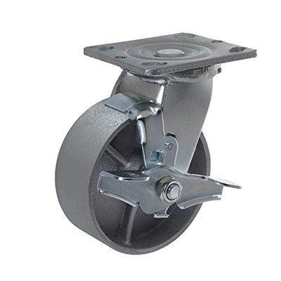 Heavy Duty Caster Steel Cast Iron Wheel Tool Box and Workbench Swivel Caster ...