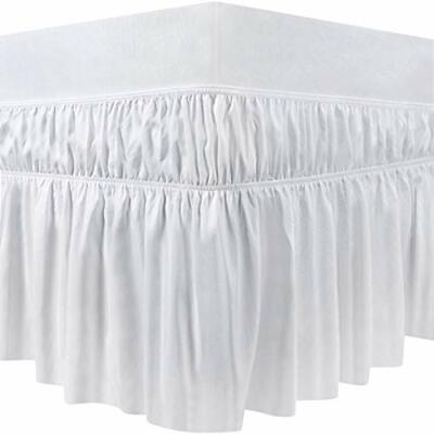 Elastic Bed Ruffle Skirt with 16 Inches Drop Utopia Bedding