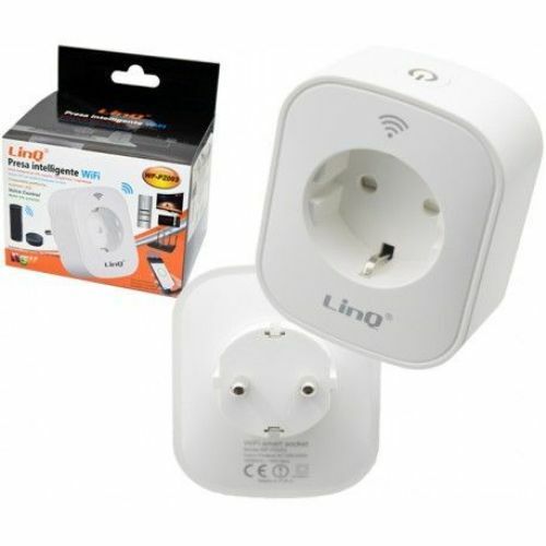 Mini Presa Spina Corrente WIFI Domotica Android Ios Smart Plug Linq Wf-pz003