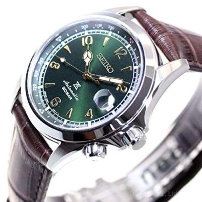 Pre-owned Seiko Prospex Alpinist Limited Model Sbdc091 Green Brown Wrist Watch Sports