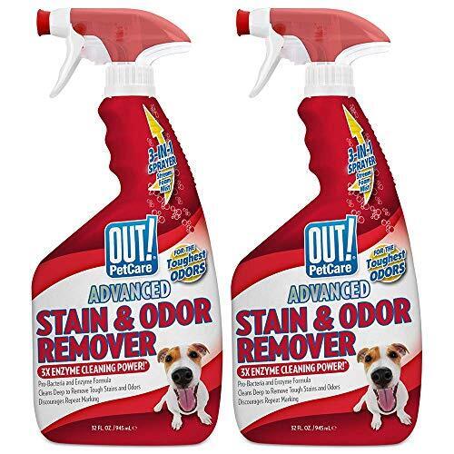 OUT! Advanced Stain and Odor Remover Pet Stain and Odor Remover 32 oz - 2Pack