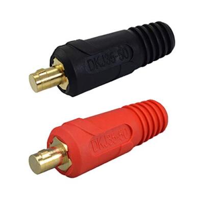 RIVERWELD TIG Welding Cable Panel Connector-Plug DKJ35-50 315Amp Dinse Quick Fit