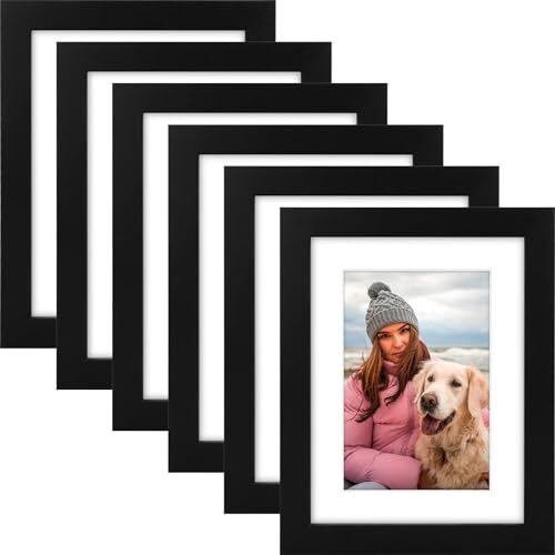 Set of 6 Gallery Wall Picture Frames Family Photo Collage