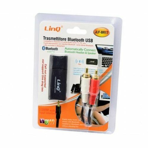 Trasmettitore Bluetooth Usb JFL-BR17 Collega Cuffie Casse A PC linq
