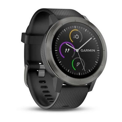 Garmin Vivoactive 3 HR Sports GPS Multisport Smart Watch - Black/Slate