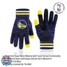 Ultra Game Youth NBA Official Super Soft Winter Beanie Knit Hat with Extra Warm Touch Screen Gloves, Golden State Warriors, Team Color, 1 Size