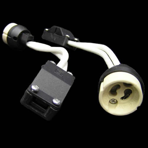 Sichere GU10 Fassung mit Klemme Ansch...