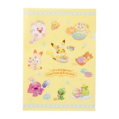 pokemon center original A4 clear file Pokémon Yum Yum Easter