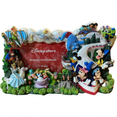 【usedディズニー ピクサー フォトフレーム 3種 まとめ 写真立て Disney Store 00's ~ Musical Photo Frame Pottery Photo Frame