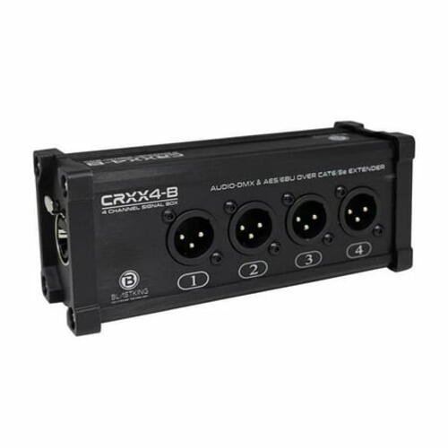 Blastking CRXX4-B 4 Channel XLR Male to CAT6 Box Only