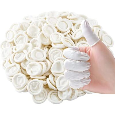 250 Pcs Finger Cots - Disposable Finger Protectors - Latex Rubber Finger Covers