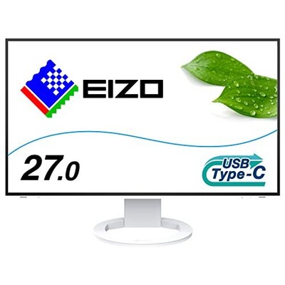 EIZO FlexScan EV2781-WT (27.0 monitor / 2560 x 1440 / USB Type-C co  NEW!