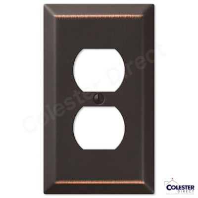 Oil Rubbed Bronze Wall Switch Plate Outlet Cover Toggle Rocker GFI Metal
