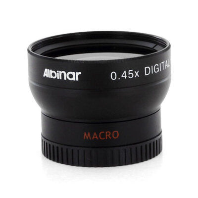 Albinar 37mm Wide Angle Lens with Macro for Sony HDR CX160 CX130 XR160, New USA