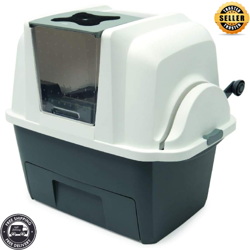 Self Cleaning Automatic Pan Lid Cover Multiple Kitty Clumpin