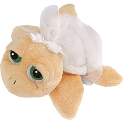Suki Gifts Li'L Peepers Turtles Bride Turtle Soft Boa Plush Toy with Tuile Frill
