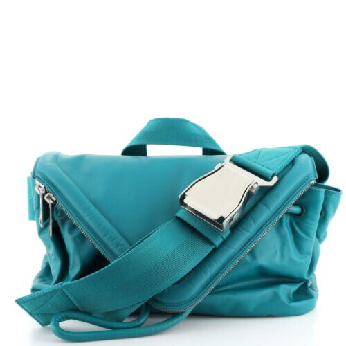 68517 auth BOTTEGA VENETA Seagrass 2021 BEAK FEATHER TRIM STUDDED