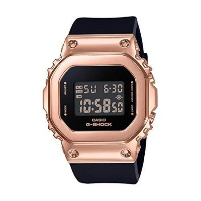 Pre-owned Casio G-shock Digital Rose Gold Dial Women Gm-s5600pg-1dr (g1070)